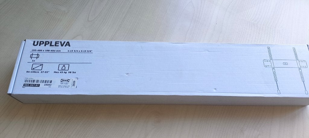 IKEA UPPLEVA TV-beugel 37-55 inch, max 45 kg, Ophalen of Verzenden, Nieuw