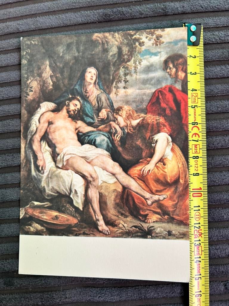 2129. Oude kunstkaart van Dyck, Ophalen of Verzenden, Ongelopen