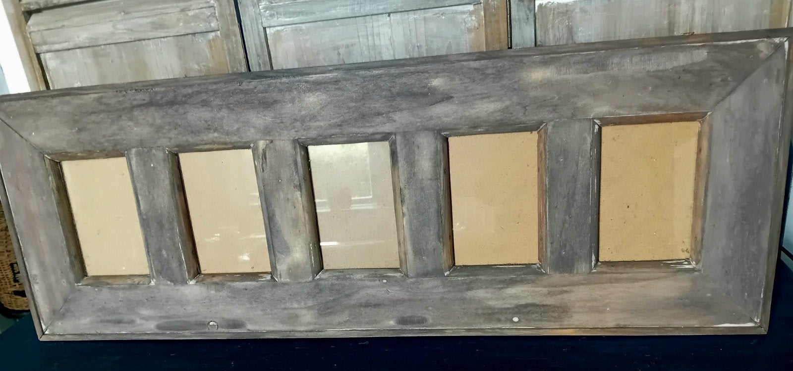 Houten fotolijst Riviera Maison, Huis en Inrichting, Woonaccessoires | Lijsten, Ophalen, Gebruikt, Hout, Fotolijst