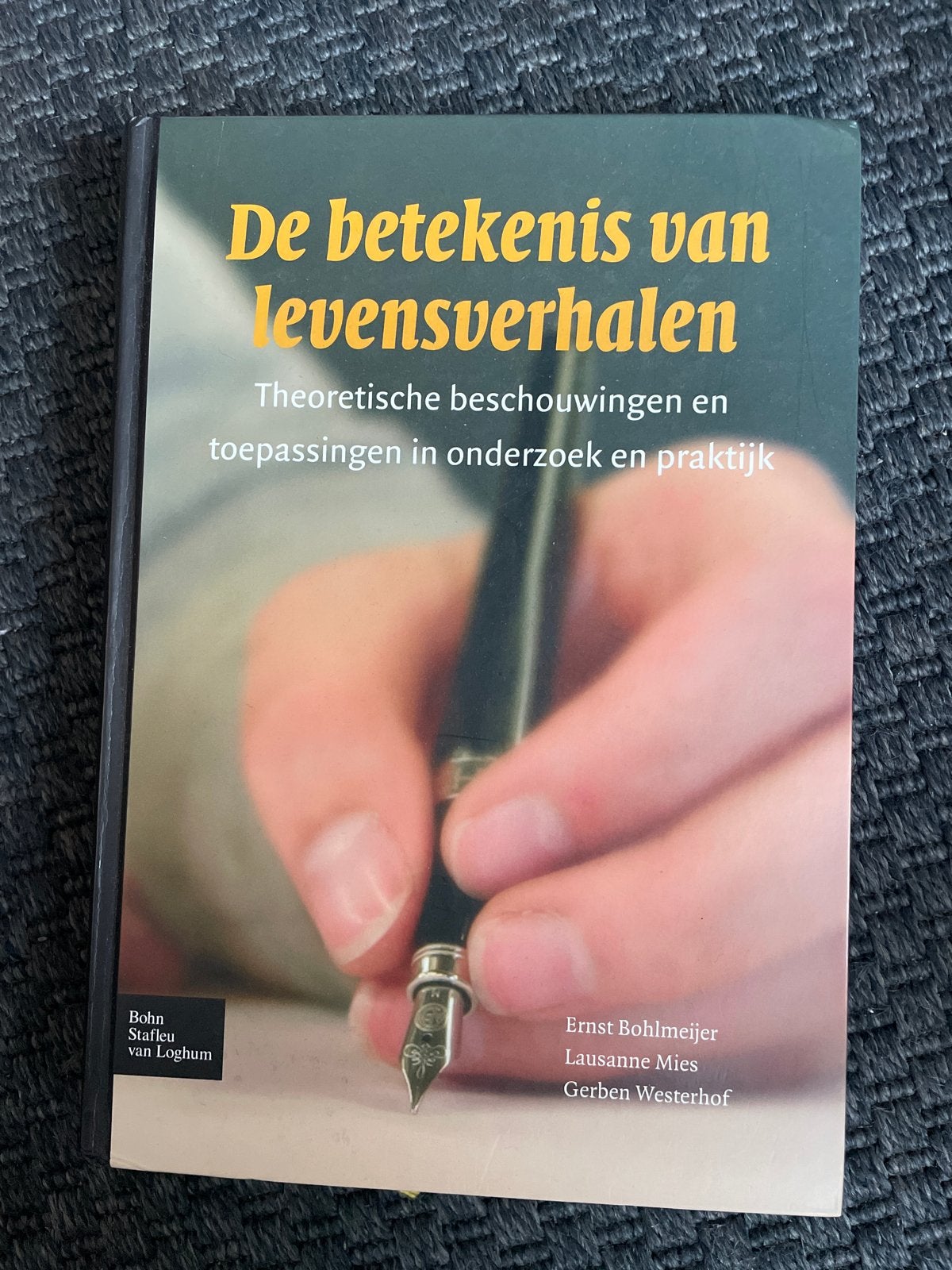 De betekenis van levensverhalen - Bohlmeijer e.a., Ophalen of Verzenden, Gamma, Zo goed als nieuw, HBO