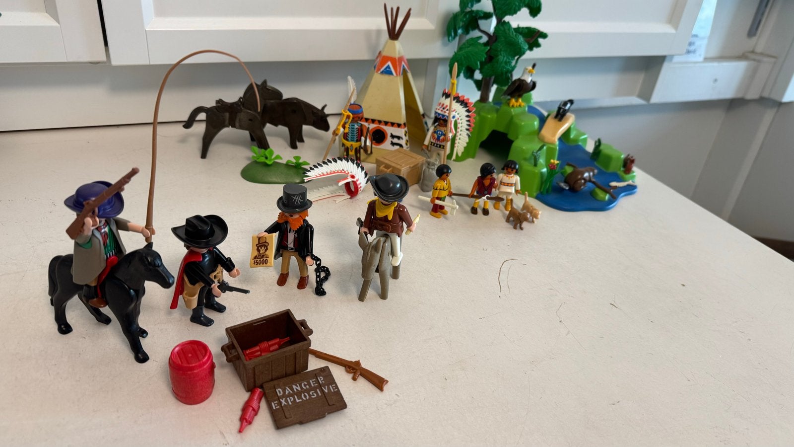Zeldzame Playmobil Western en Indianen Set, Ophalen of Verzenden, Zo goed als nieuw