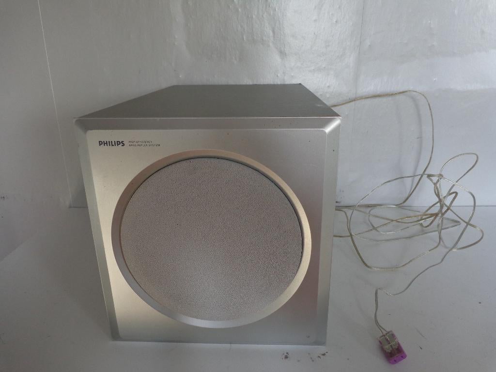 Philips high efficiency bass reflex system, Audio, Tv en Foto, Luidsprekers, Philips, Gebruikt, Ophalen of Verzenden, Minder dan 60 watt