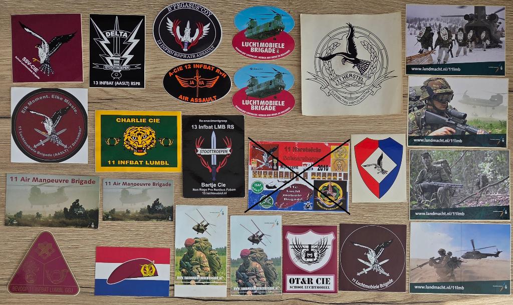 stickers Defensie/Landmacht 37 LMB, Ophalen of Verzenden, Zo goed als nieuw