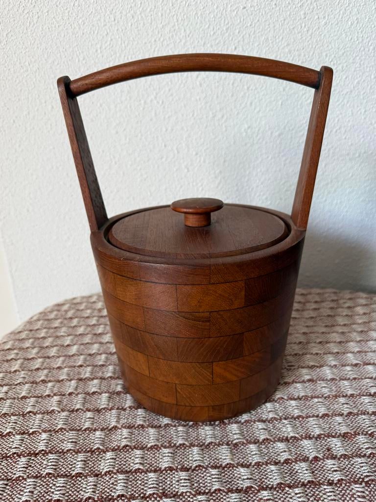 Scandinavisch  IJsemmer met Handvat - Mid-Century Design, Ophalen of Verzenden