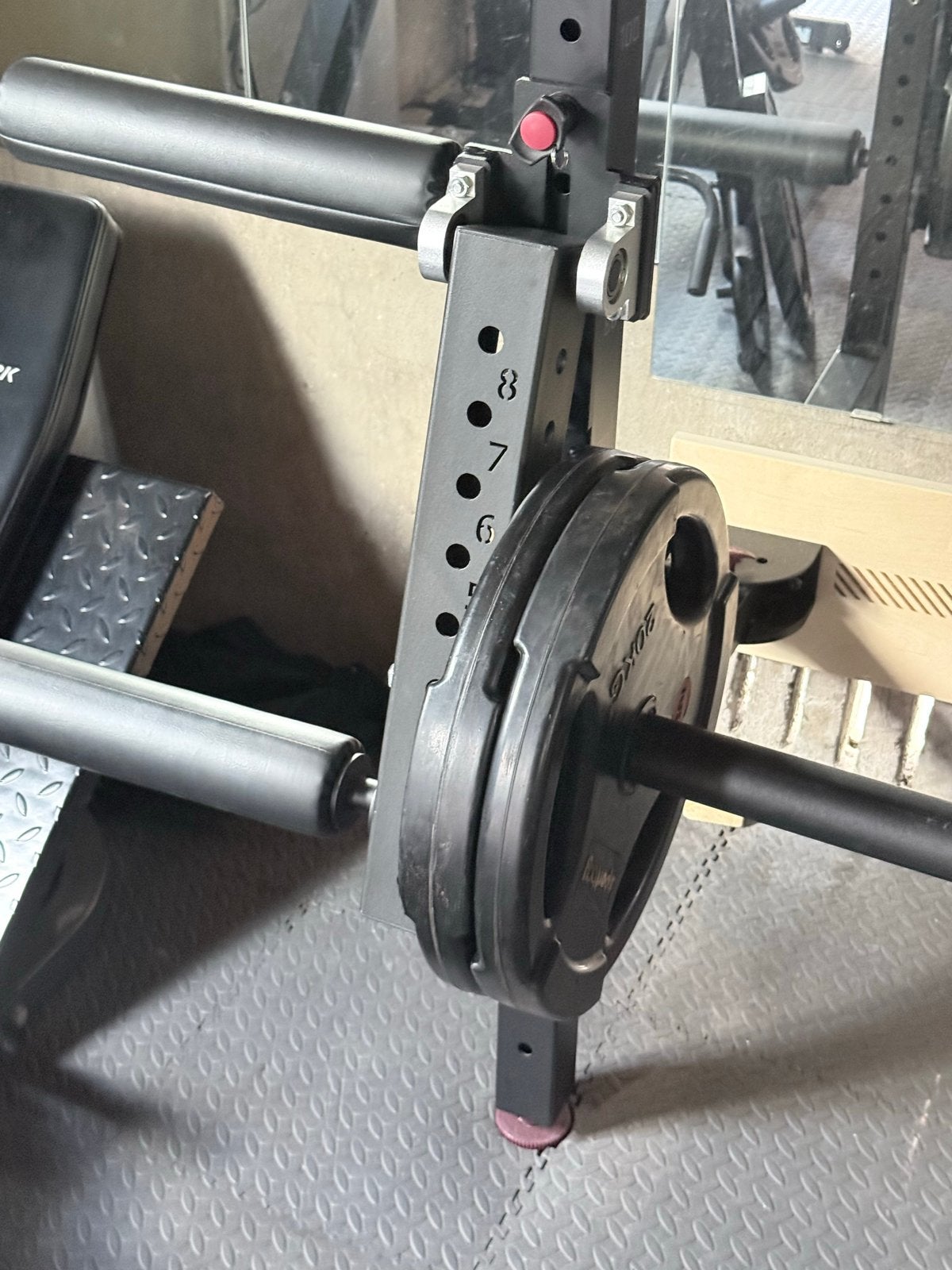 Leg Extension/Curl Attachment voor Power Rack, Ophalen of Verzenden, Zo goed als nieuw, Benen, Overige typen
