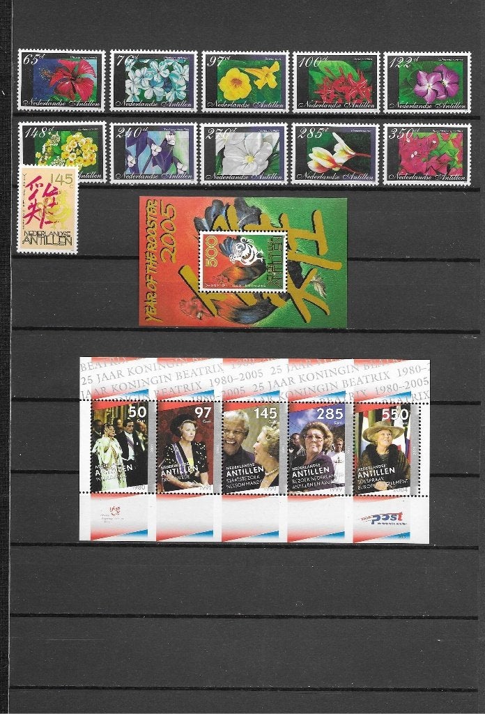 Nederlandse Antillen 2005, Complete jaargang, Postfris., Postzegels en Munten, Verzenden, Postfris