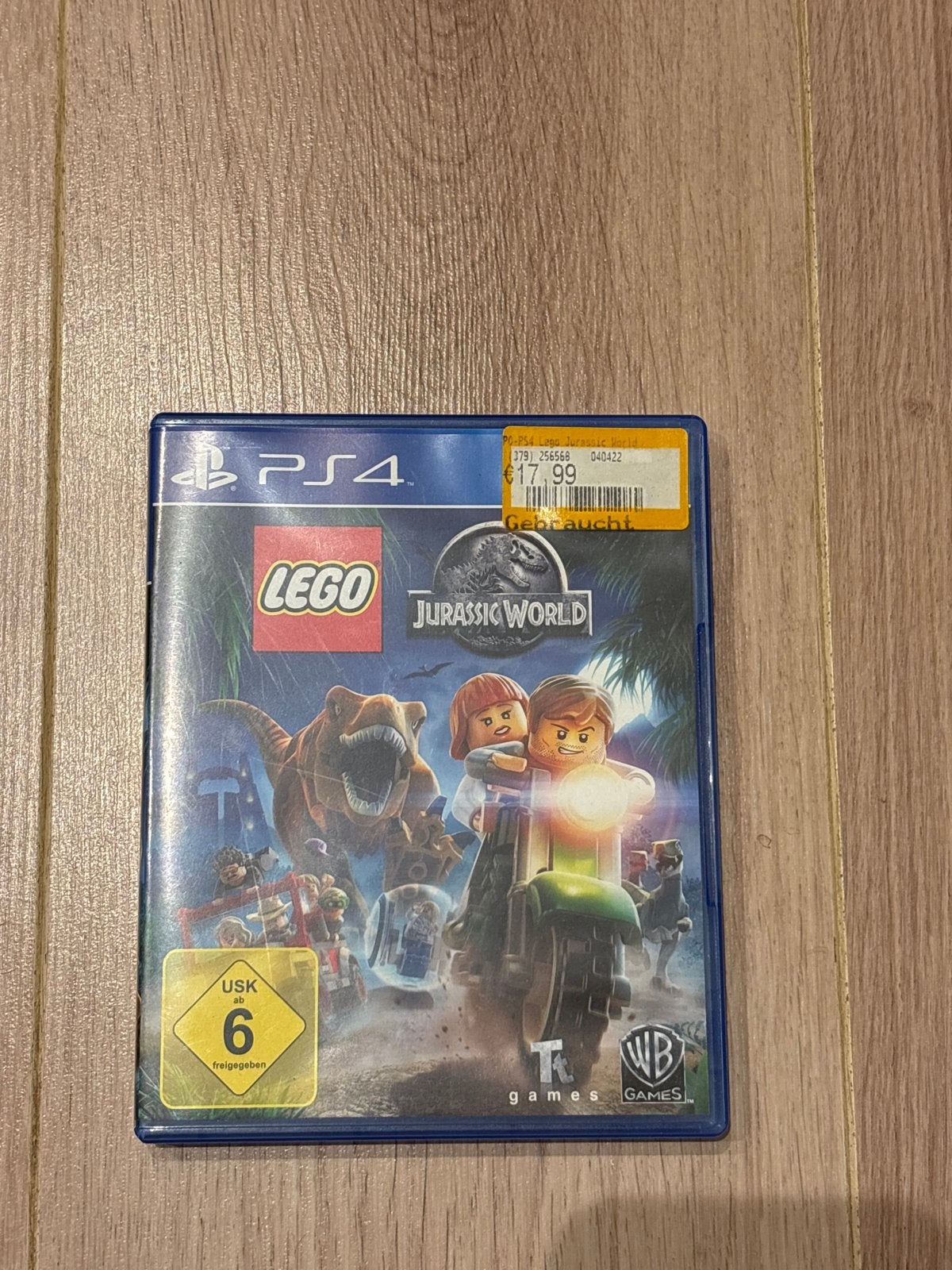 Lego Jurassic World PS4/PS5 Game - Avontuurlijk Bouwplezier, Avontuur en Actie, Gebruikt, 2 spelers, Eén computer