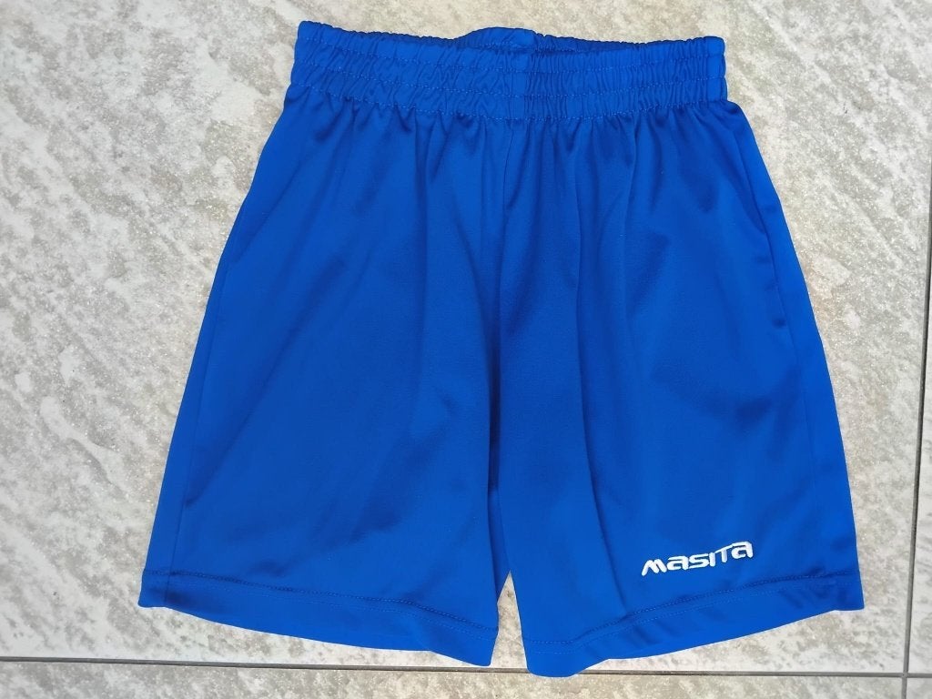Masita korte broek blauw maat 140 broekje / sportbroek, Broek, Ophalen of Verzenden, Zo goed als nieuw, Masita