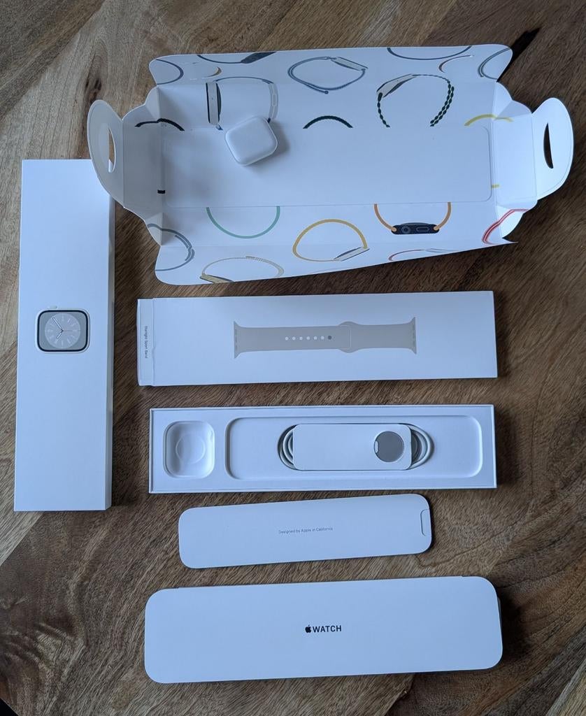 Apple watch series 8 41mm starlight, Ophalen of Verzenden, IOS