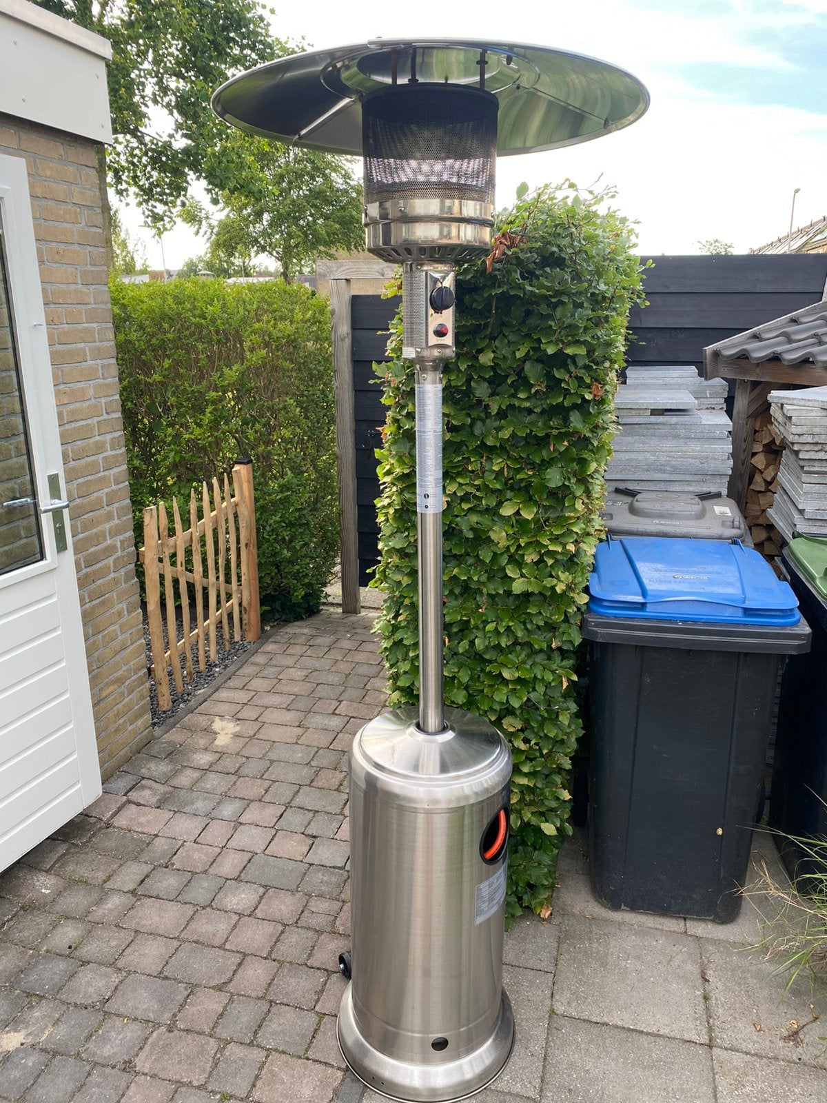 Terras heater op gas., Tuin en Terras, Terrasverwarmers, Ophalen, Zo goed als nieuw