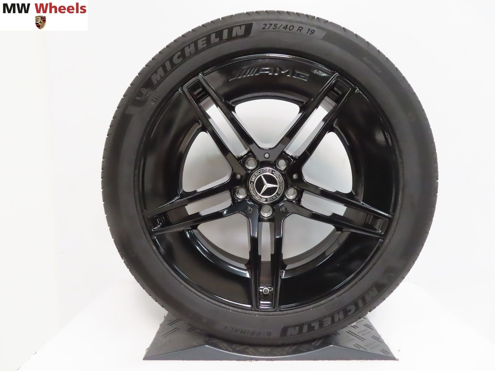Mercedes E klasse W214 AMG 19 inch velgen met zomerbanden, 19 inch, -, -, Banden en Velgen