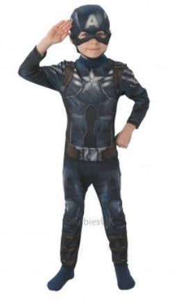 Captain America outfit mt 92 / 104, Ophalen of Verzenden, Nieuw, 104 of kleiner, Jongen