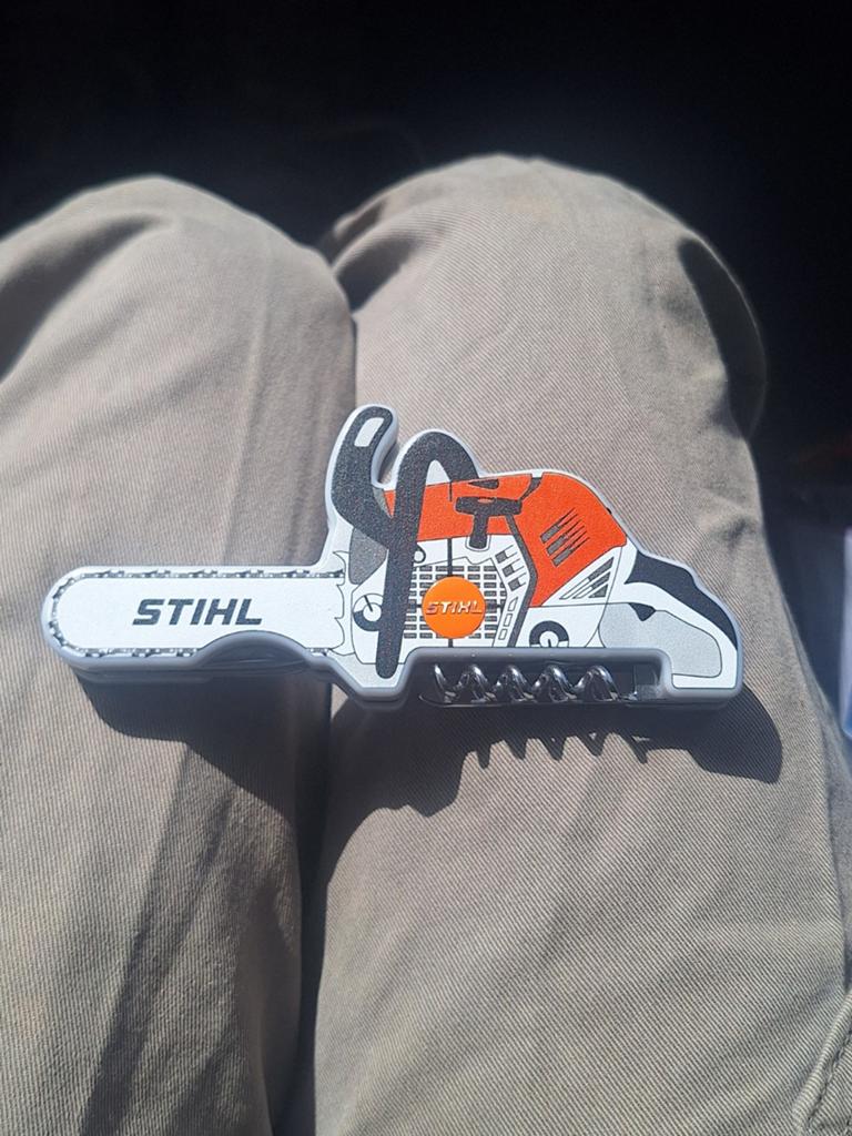 Stihl kettingzaag zakmes - multifunctioneel gereedschap, Ophalen of Verzenden, Zo goed als nieuw