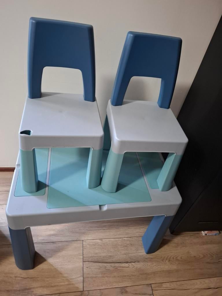 Alles in 1 kindertafel, Ophalen of Verzenden, Gebruikt, Tafel(s) en Stoel(en)