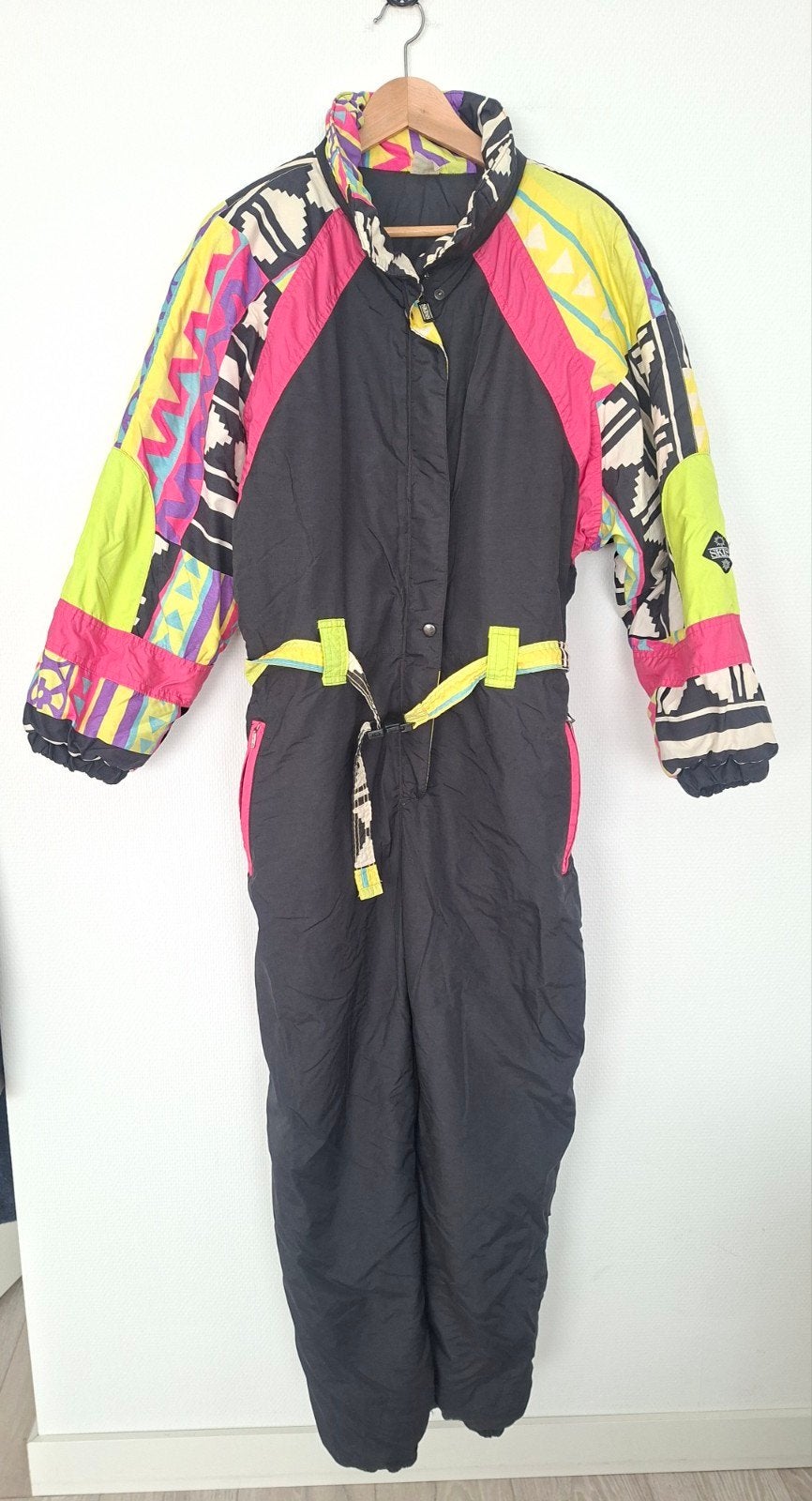 vintage skipak 40 retro fout après-ski carnaval klunen, Sport en Fitness, Overige merken, 160 tot 180 cm, Ophalen of Verzenden