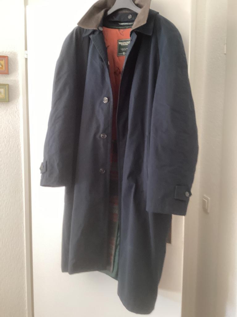 Herenjas, Wellington of bilmore, blauw, voor/ najaar, Ophalen of Verzenden, Zo goed als nieuw, Maat 56/58 (XL), Blauw