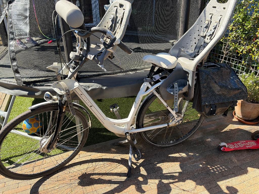 Sparta moederfiets, Fietsen en Brommers, Fietsen | Dames | Moederfietsen, Ophalen, 2 zitjes, Sparta, Gebruikt