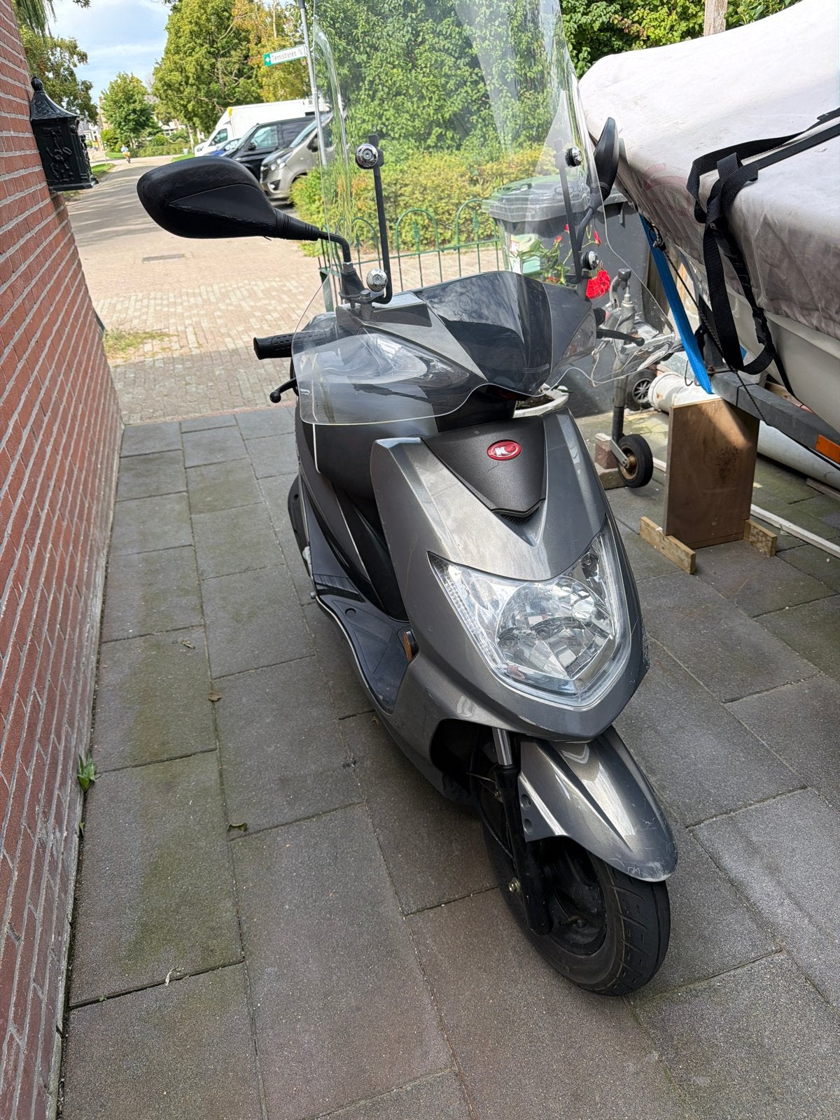 Kymco VP Super 2015 Blauwe plaat 6000km - Goed onderhouden, Gebruikt, Maximaal 45 km/u, Ophalen of Verzenden, Agility