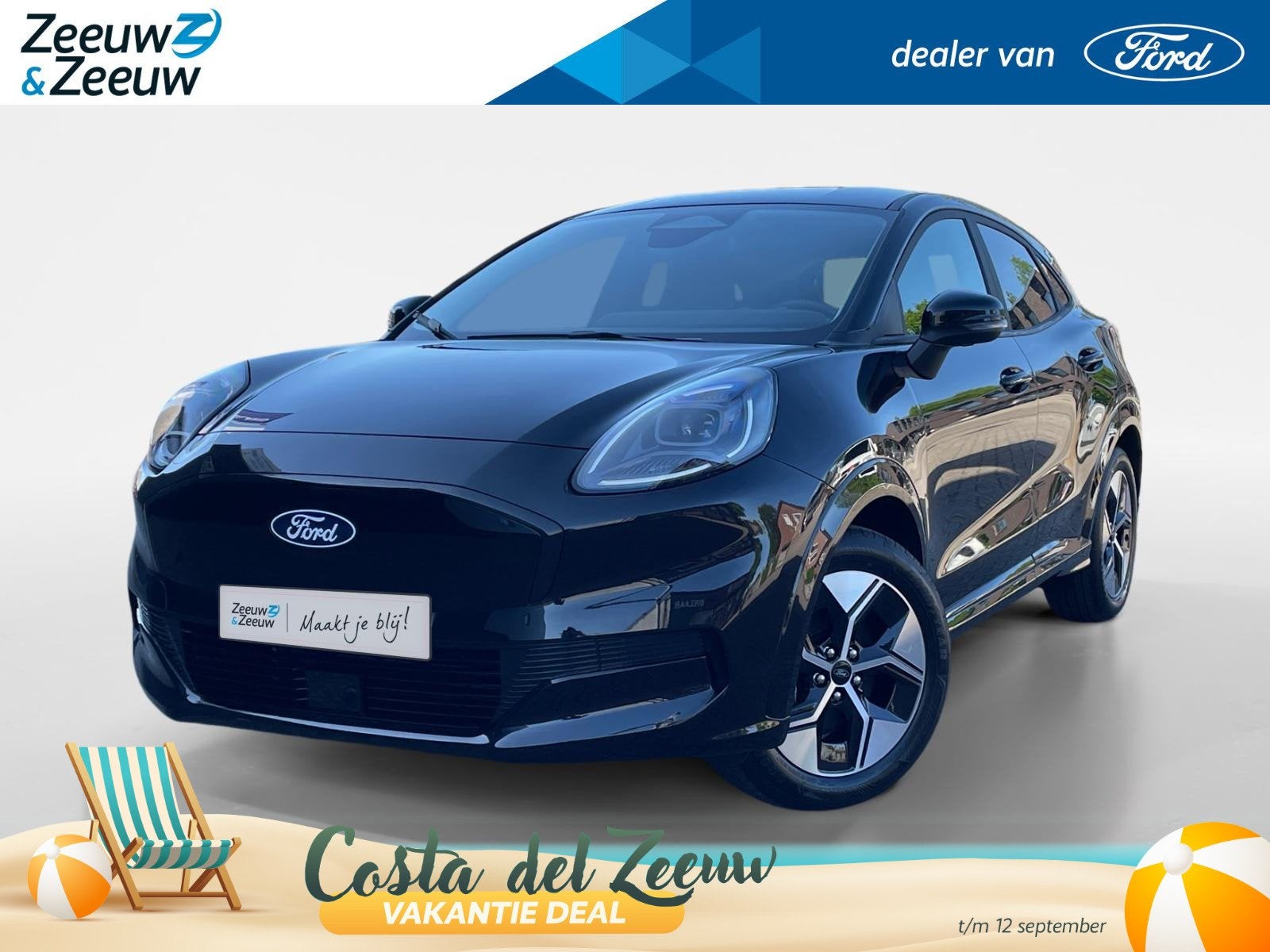 Ford Puma Gen-E 44 kWh | Nieuw te bestellen | €4400,- kort, 12 maanden, Stof, Puma, BTW verrekenbaar