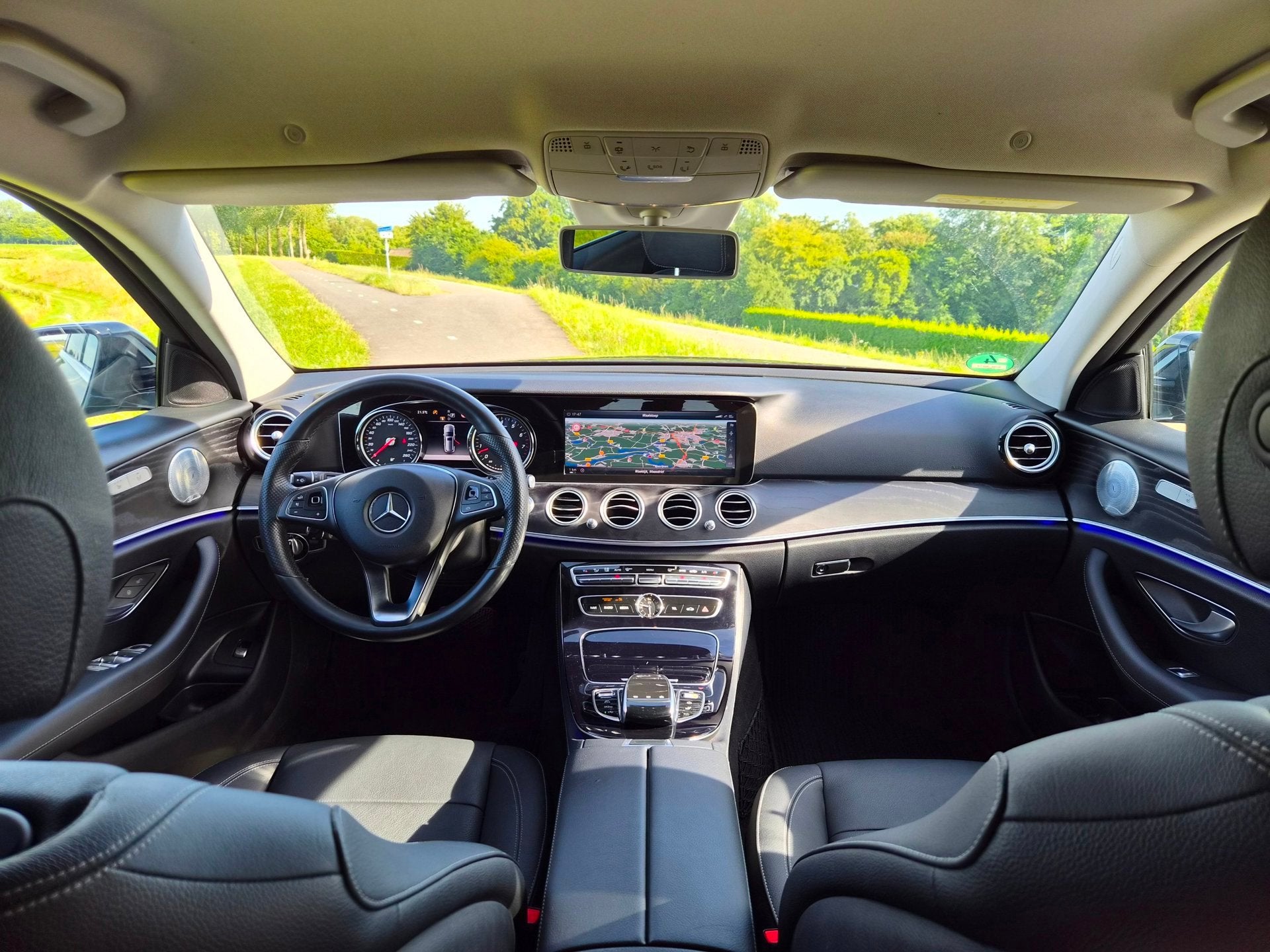 Mercedes-Benz E-klasse Estate 400 4MATIC Prestige AMG-Pakket, Auto's, Mercedes-Benz, Automaat, Gebruikt, Zwart, Zwart