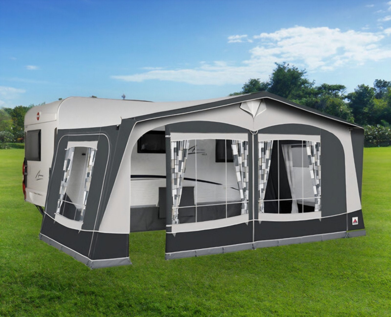 te koop Dorema president 250 maat 13, Caravans en Kamperen, Ophalen, Gebruikt, Ten Cate All Season 240g/m2, Dorema