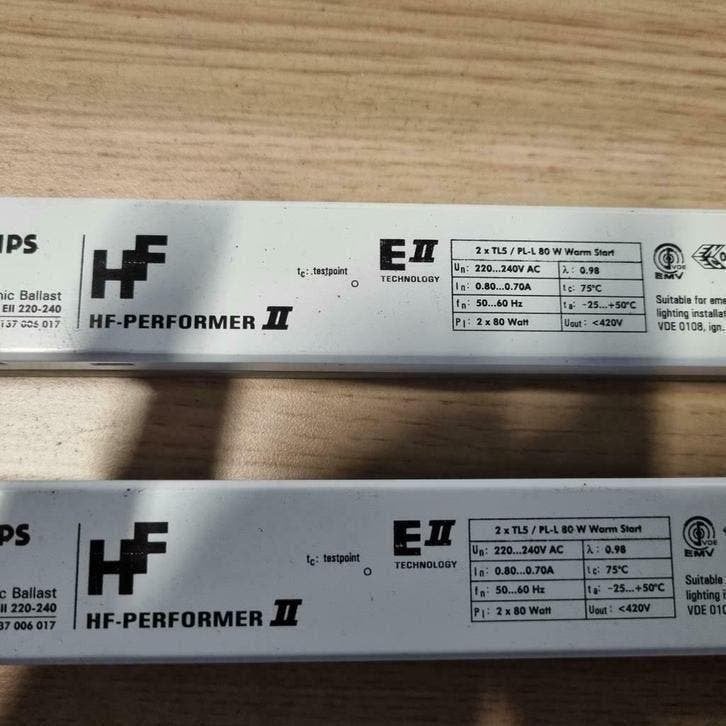 aantal voorschakelapparaat VSA 2x80 W T5 voor TL armaturen, Ophalen of Verzenden, Gebruikt