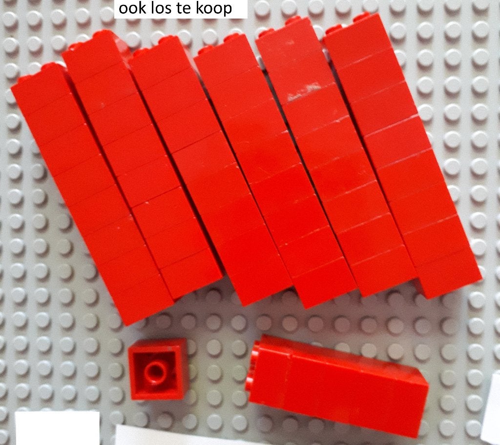 3003old(9) red ca 54x Brick 2 x 2 without Inside Supports, Ophalen of Verzenden, Gebruikt
