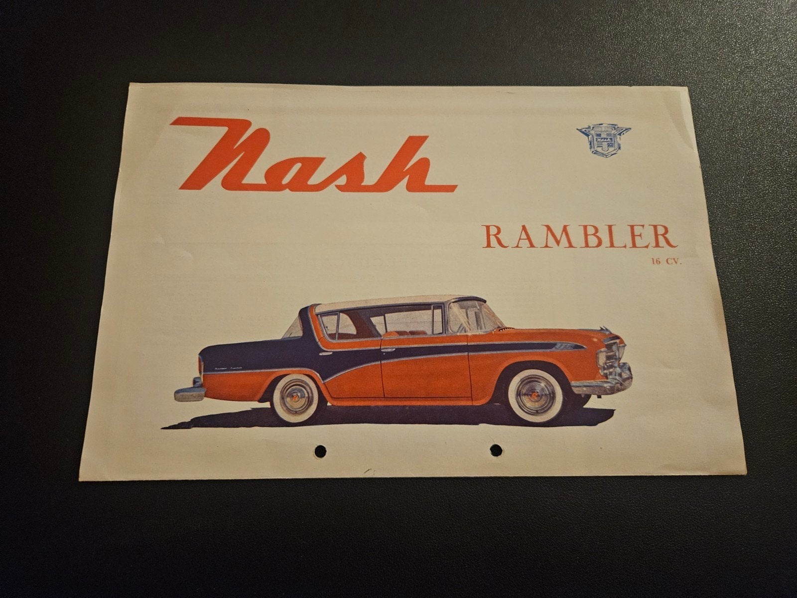 Brochure Nash 1956, Ophalen of Verzenden, Zo goed als nieuw, Overige merken