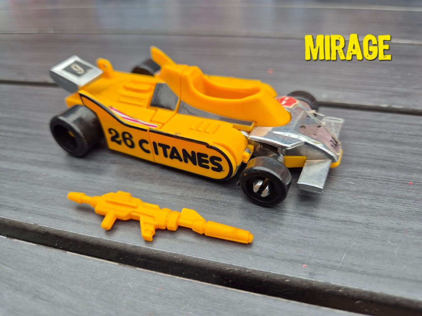 Vintage Transformers G1 Mirage Autobot Figuur, Verzamelen, Transformers, G1, Ophalen of Verzenden, Gebruikt, Autobots