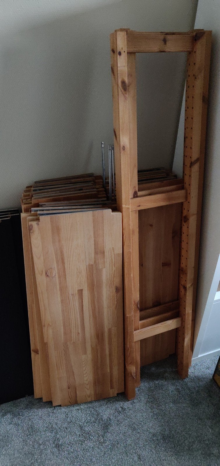 Ivar planken, zijsteunen, kastjes, Huis en Inrichting, Ophalen, Gebruikt