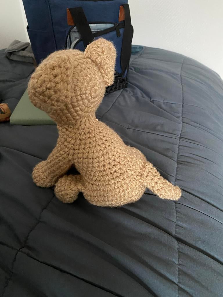 Gehaakte labrador knuffel, Ophalen of Verzenden, Nieuw, Haken, Overige typen
