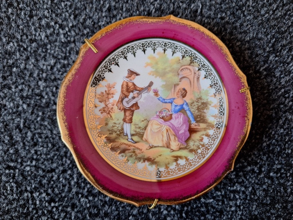 Limoges wandbordje, Ophalen of Verzenden