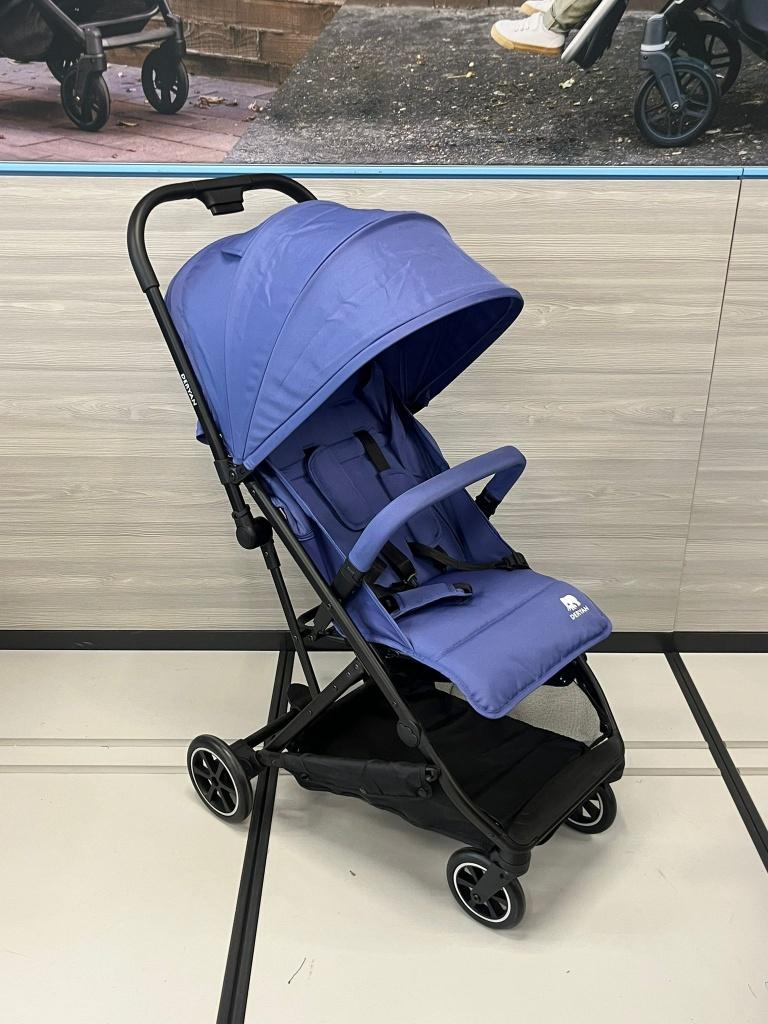 Deryan Luxe Easy Lichtgewicht Buggy - Blauw, Ophalen of Verzenden, Zo goed als nieuw, Verstelbare rugleuning
