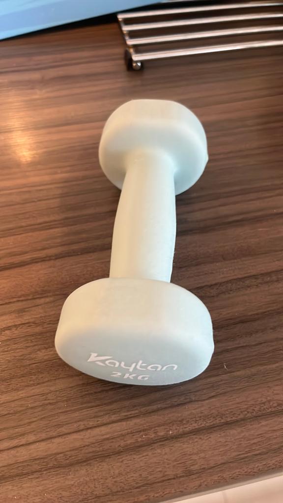 2kg gewicht, Sport en Fitness, Fitnessmaterialen, Ophalen of Verzenden, Gebruikt
