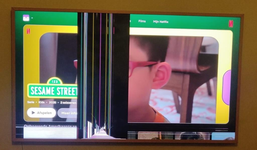 Samsung The Frame 55 inch Zwart - Defect, Ophalen, 50 Hz, Samsung, 100 cm of meer