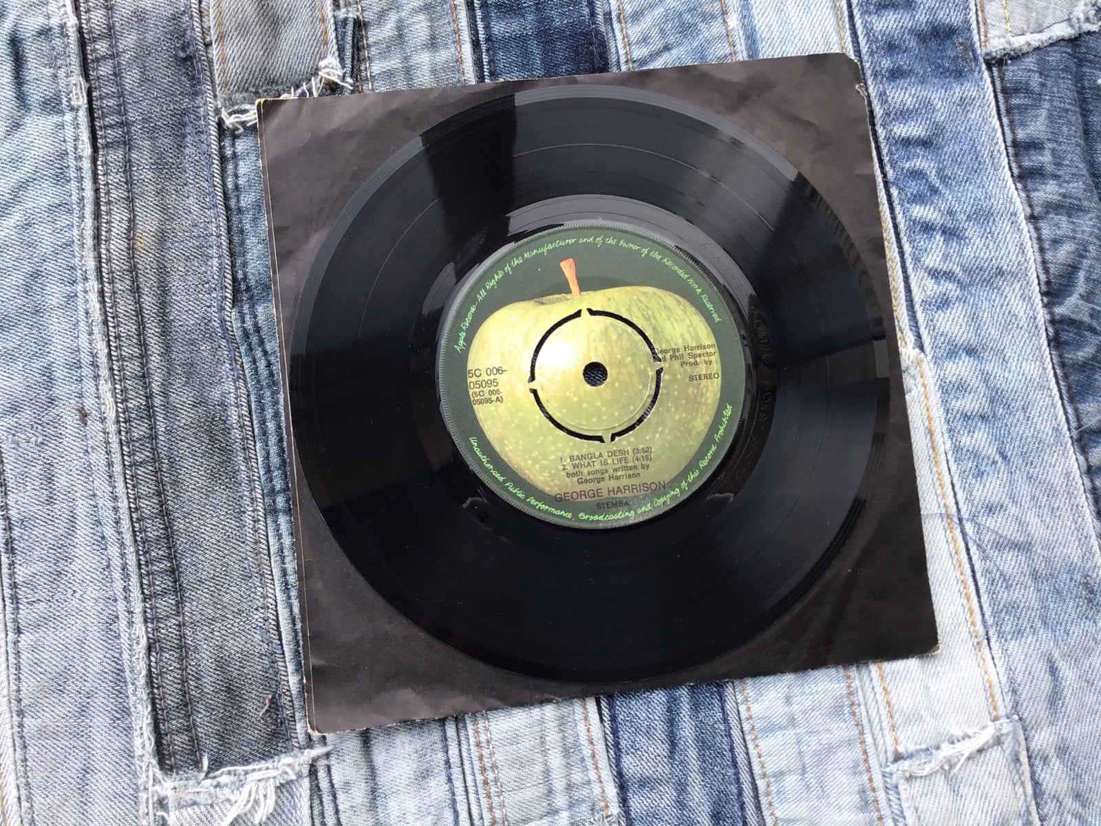 George Harrison - Bangla Desh / What Is Life (7 inch vinyl), Gebruikt, 7 inch, Ophalen of Verzenden, Pop