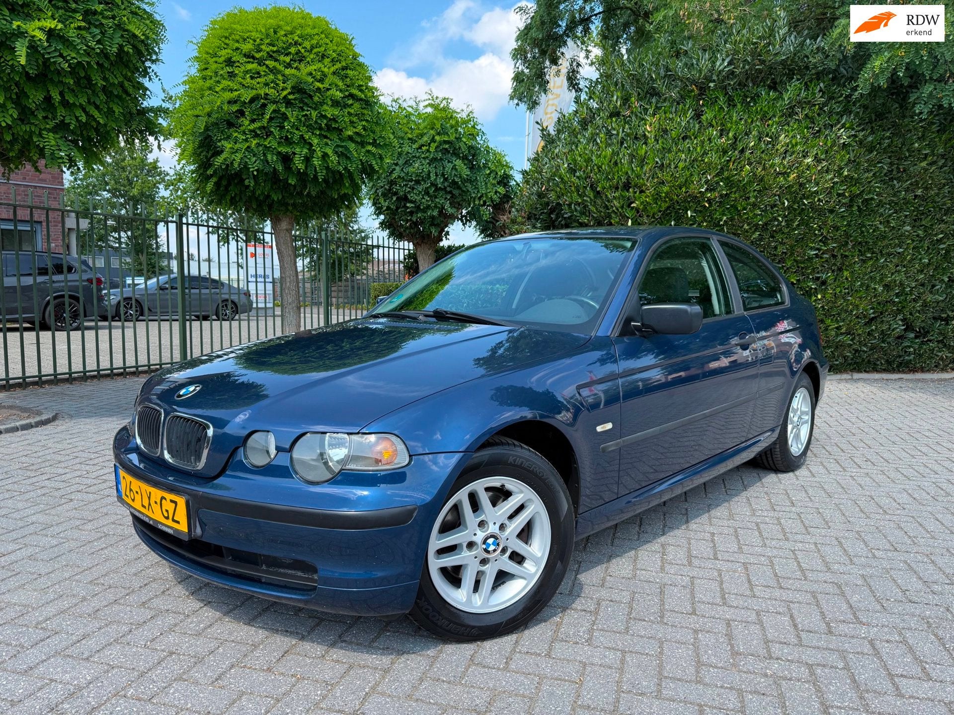 BMW 3-serie Compact 316ti Compact, Airco, Cruise Control, LM, Auto's, BMW, 4 cilinders, Blauw, Bedrijf, Handgeschakeld
