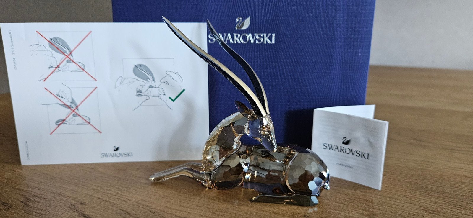 Swarovski Elegance African Sunset Gazelle Kito, Ophalen of Verzenden, Nieuw, Figuurtje