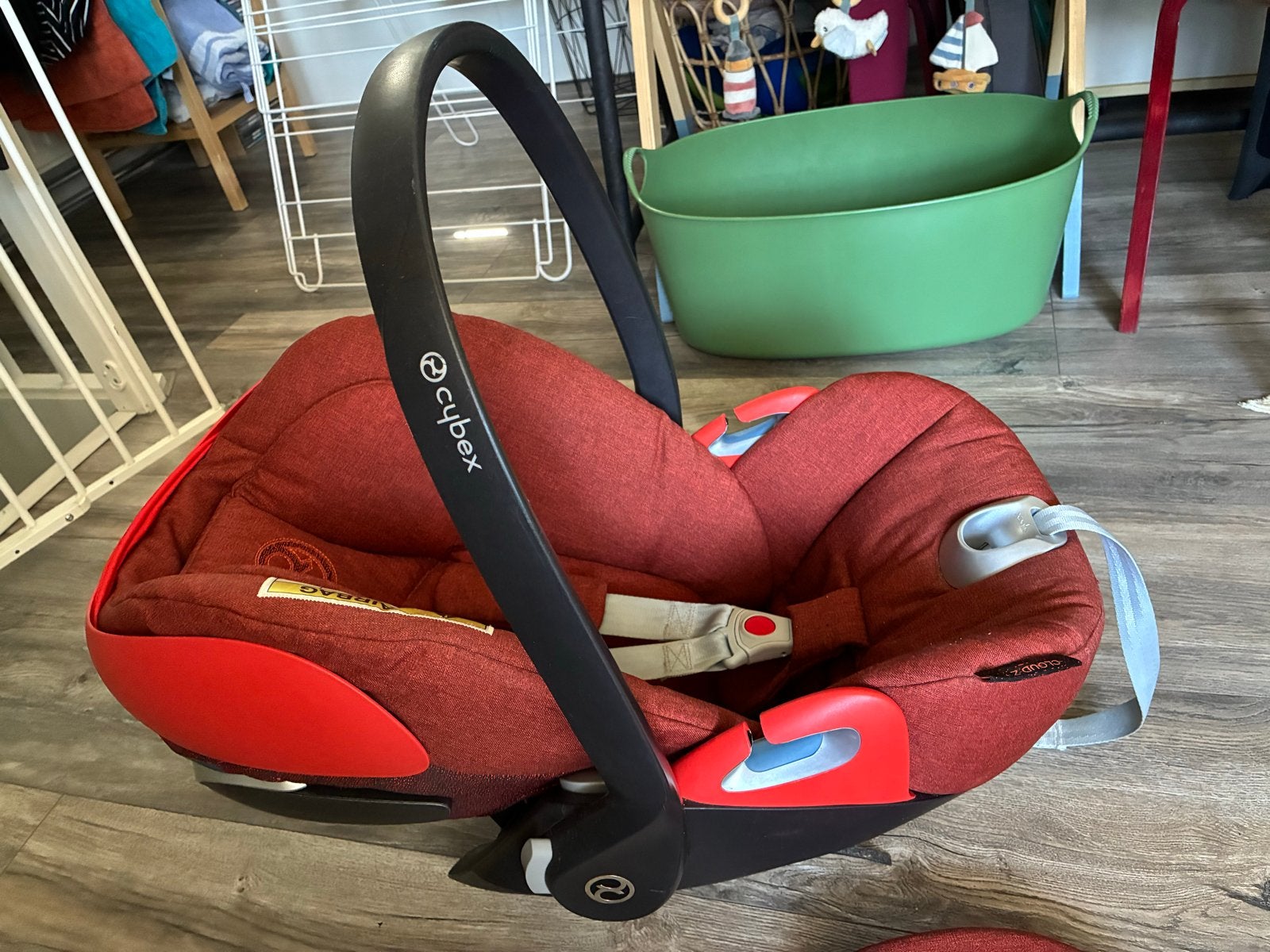 Cybex Cloud Z i-Size autostoel, Autogordel of Isofix, Gebruikt, Verstelbare rugleuning, 0 t/m 13 kg