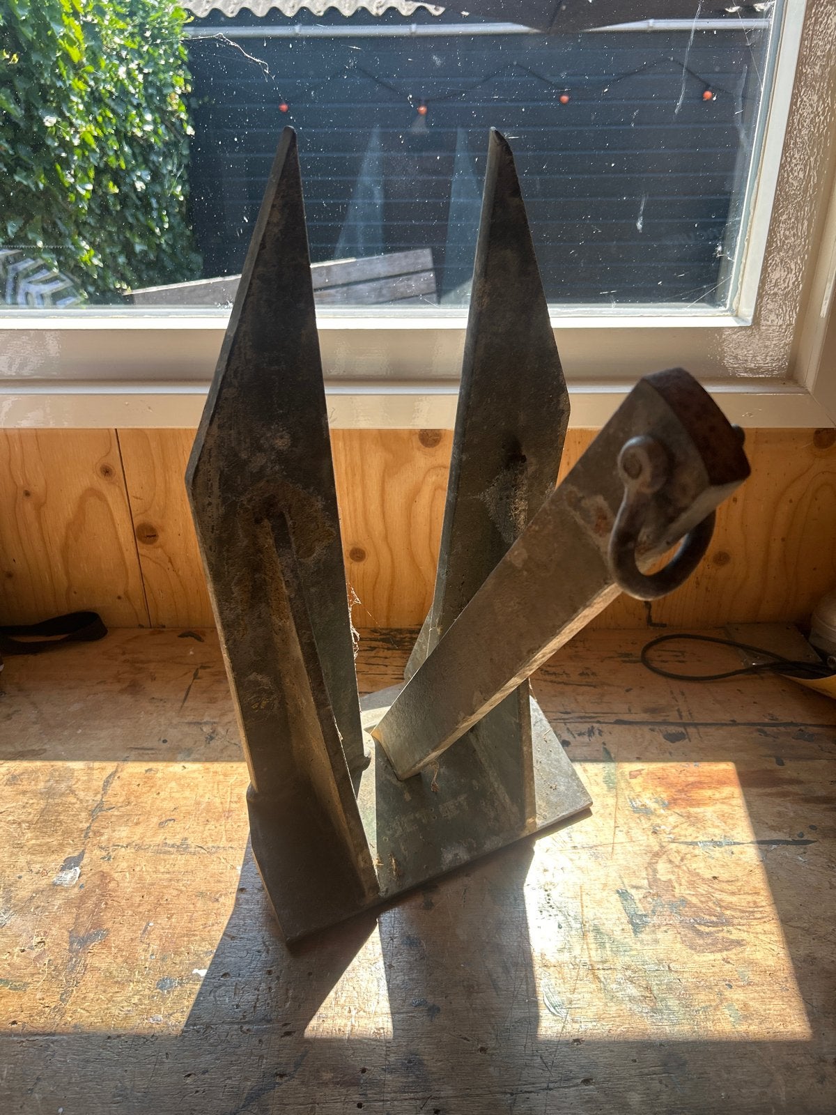 Groot anker voor boot, Ophalen