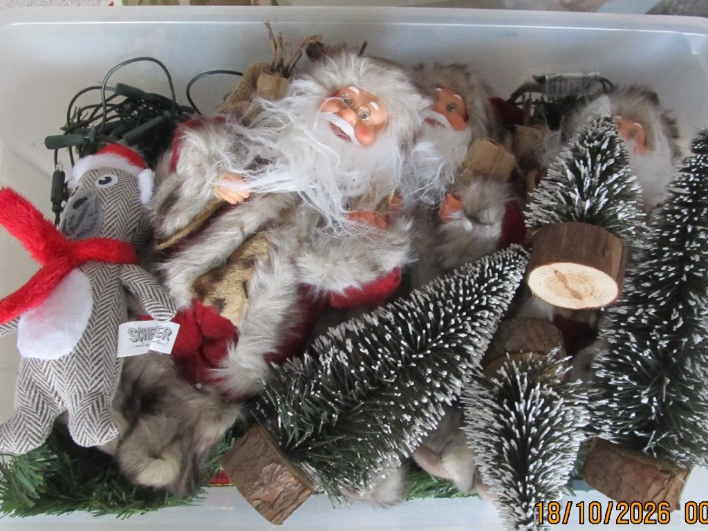 kerstspullen 4 bakken vol en Kerstmus, Ophalen of Verzenden, Zo goed als nieuw