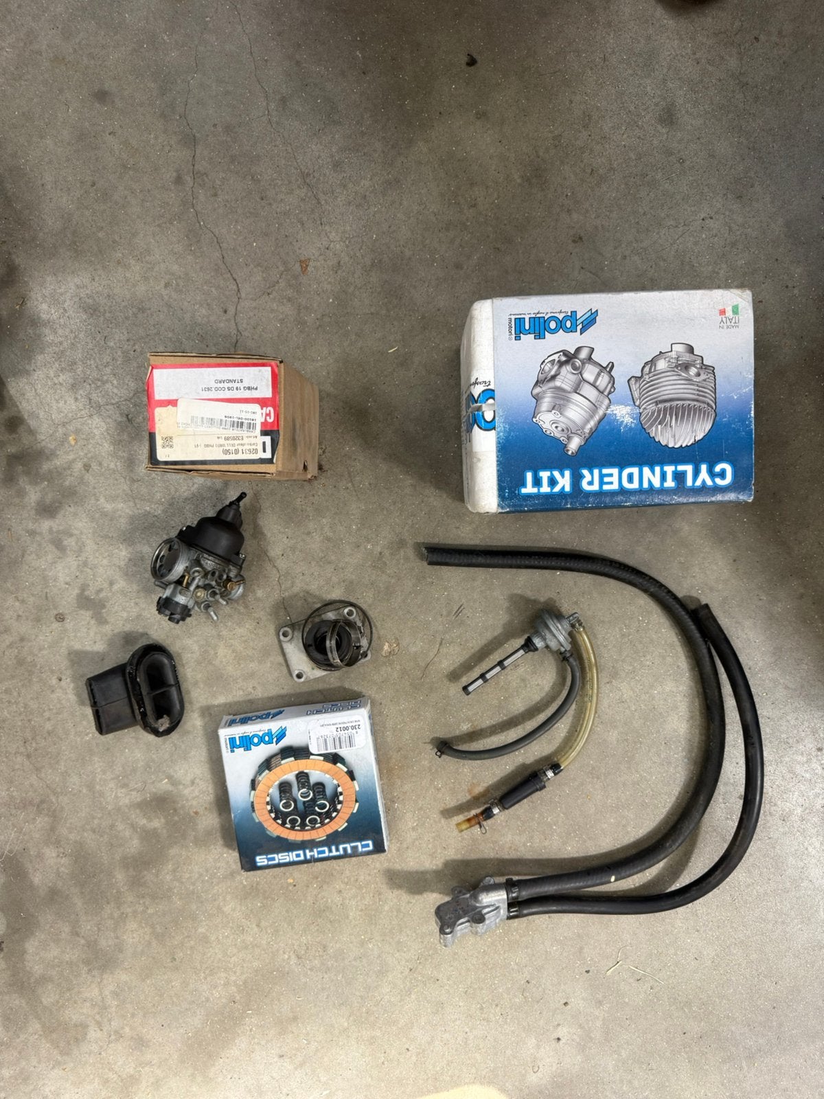 Derbi Originele Cilinder + Carburateur + Koppelingsplaten, Ophalen of Verzenden, Gebruikt, Cilinder