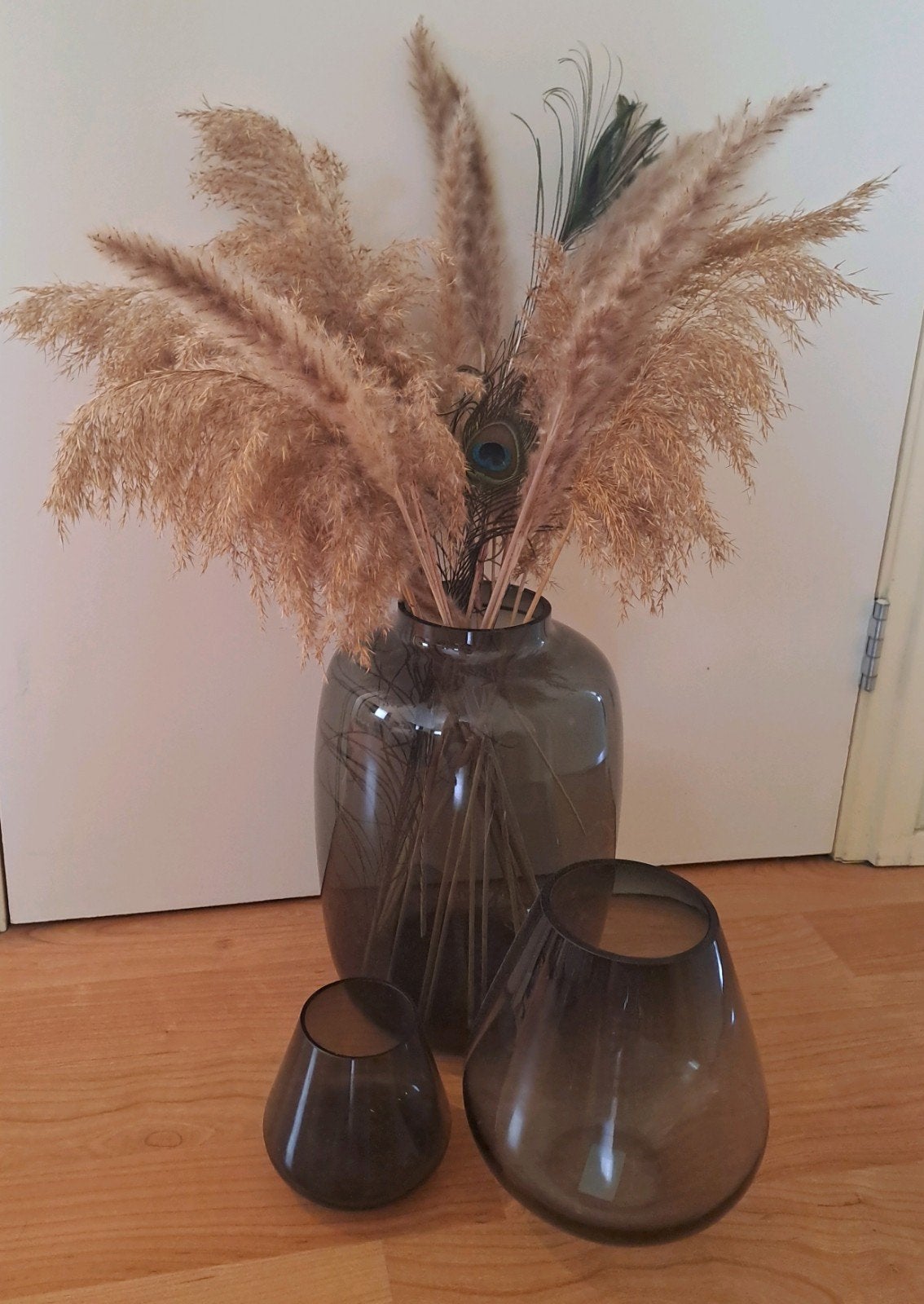 Vazenset inclusief droogbloemen, Ophalen, Inclusief droogbloemen