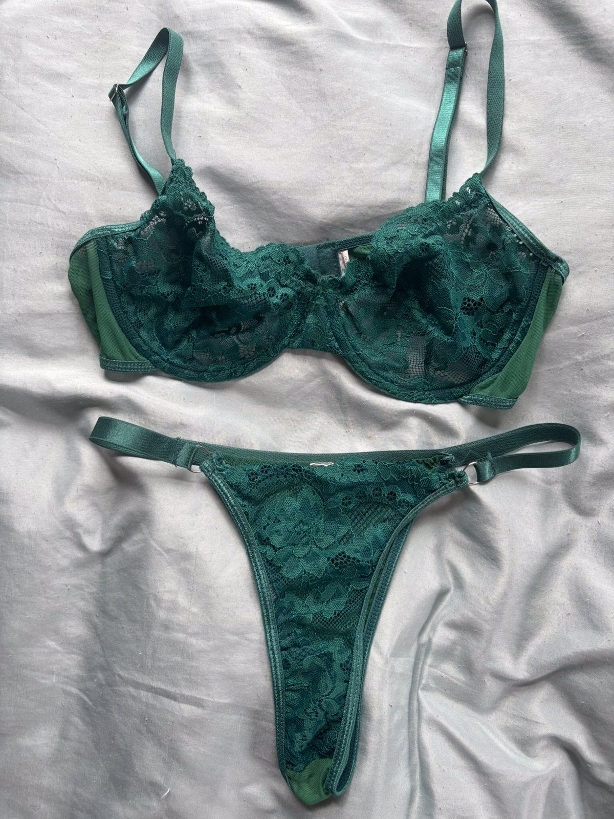 Lingerie set Shein maat S nieuw, Ophalen of Verzenden, Groen, Setje