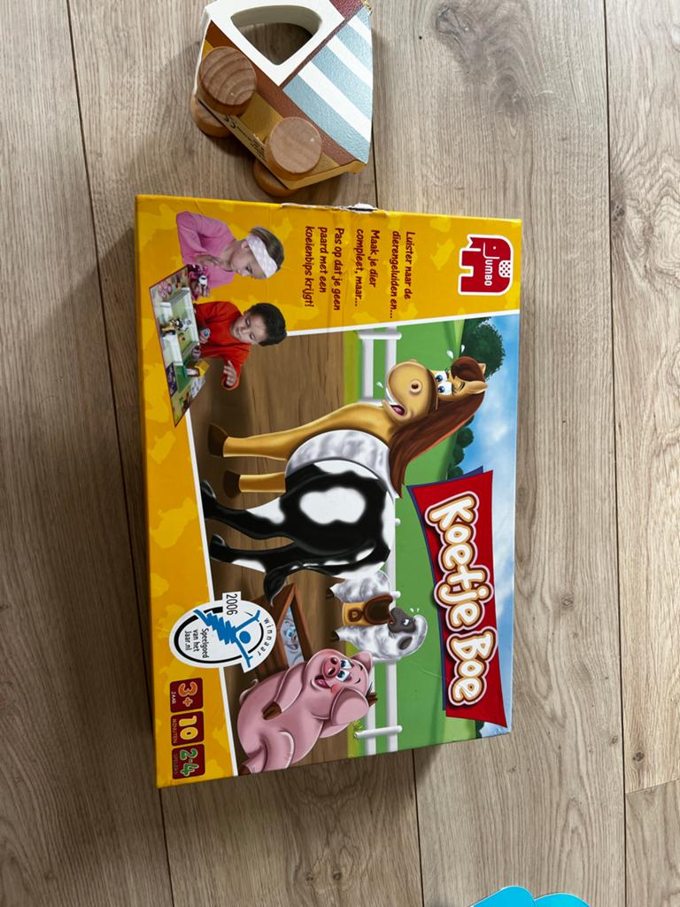 Jumbo Koetje Boe spel - boerderijdieren ontbreken, Ophalen, Zo goed als nieuw