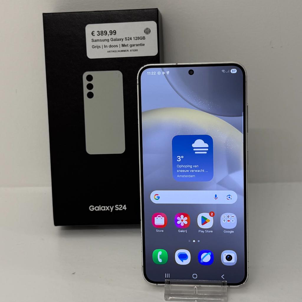 Samsung Galaxy S24 128GB Grijs | In doos | Met garantie