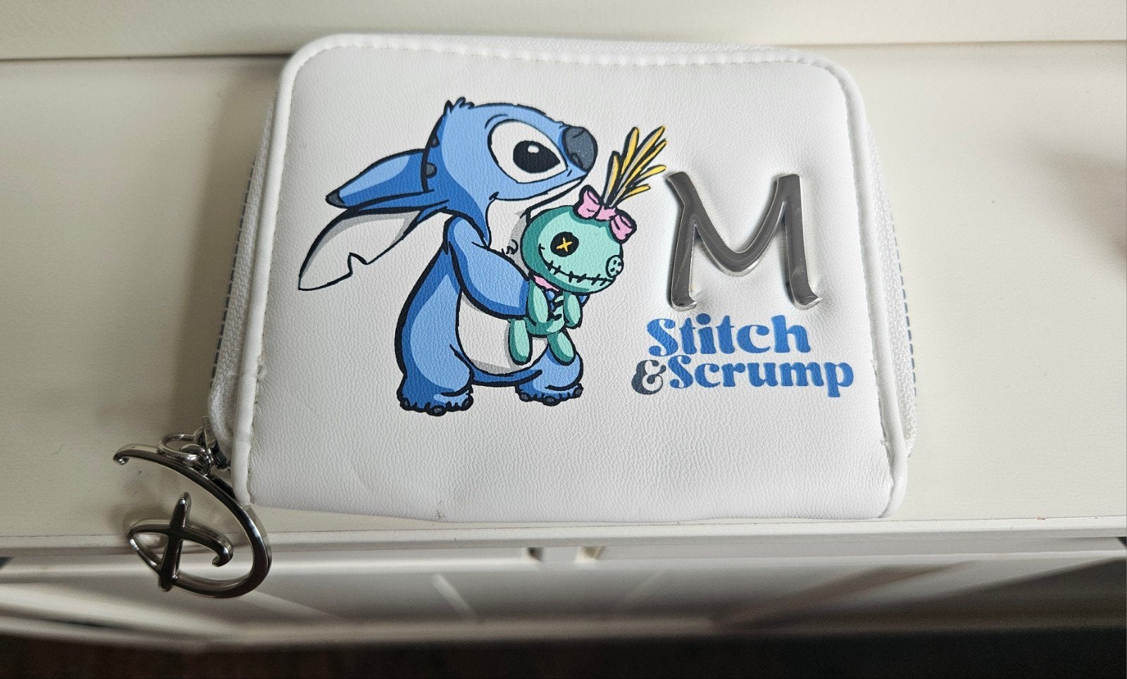 Portemonnee Stitch Disney als nieuw!, Ophalen of Verzenden, Zo goed als nieuw, Wit