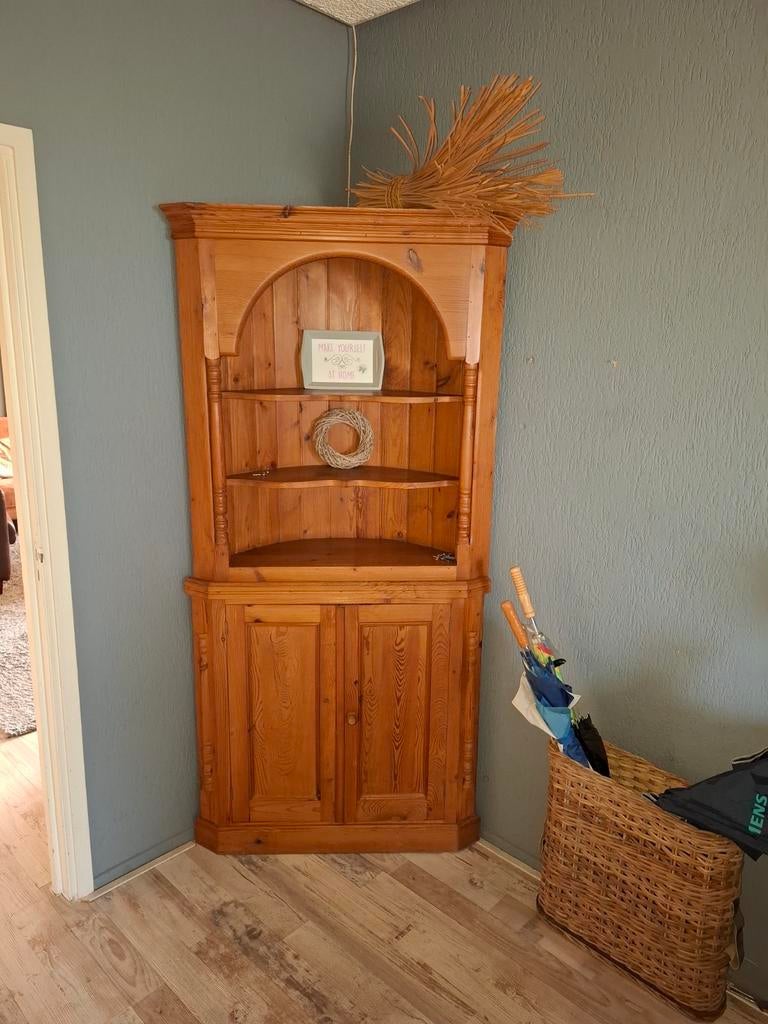 Hoekkast, Huis en Inrichting, Kasten | Boekenkasten, Ophalen, Gebruikt, 100 tot 150 cm, 150 tot 200 cm