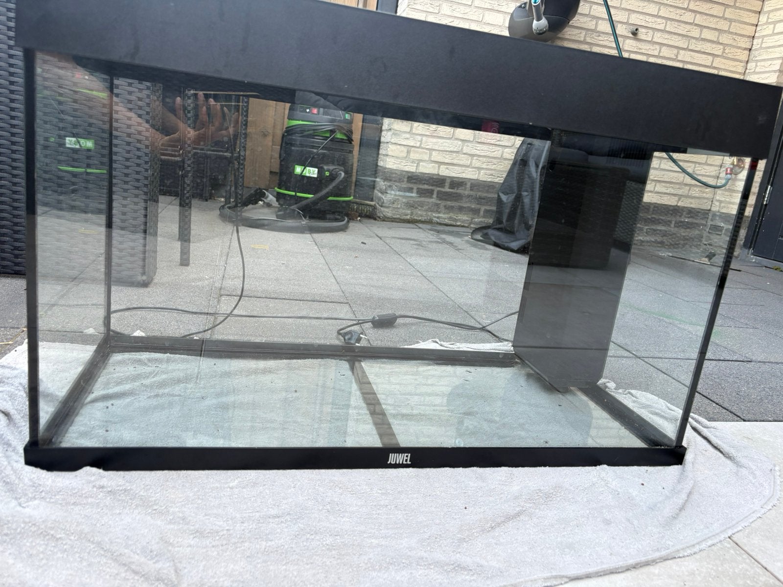 Aquarium 80x40x35, Ophalen, Verwarming, Gebruikt, Leeg aquarium