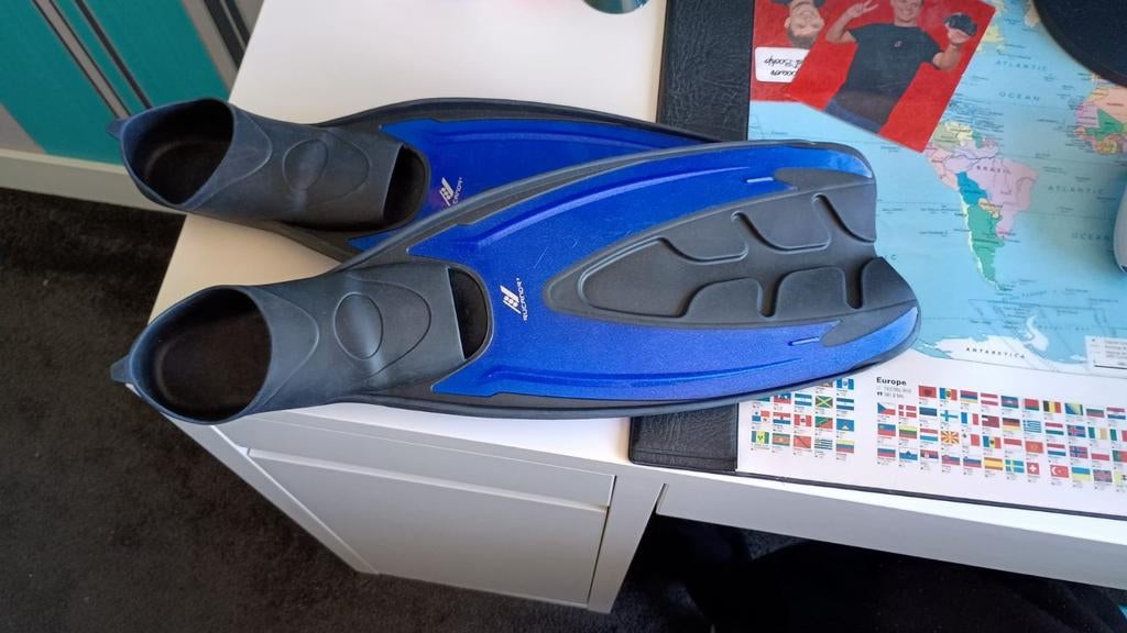 Zwemvliezen flippers kinderen maat 30/33 merk rucanor, Ophalen of Verzenden